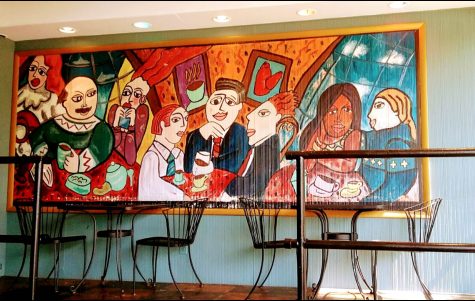 The mural outside of Habana Cafe is the first thing customers see before walking inside.
