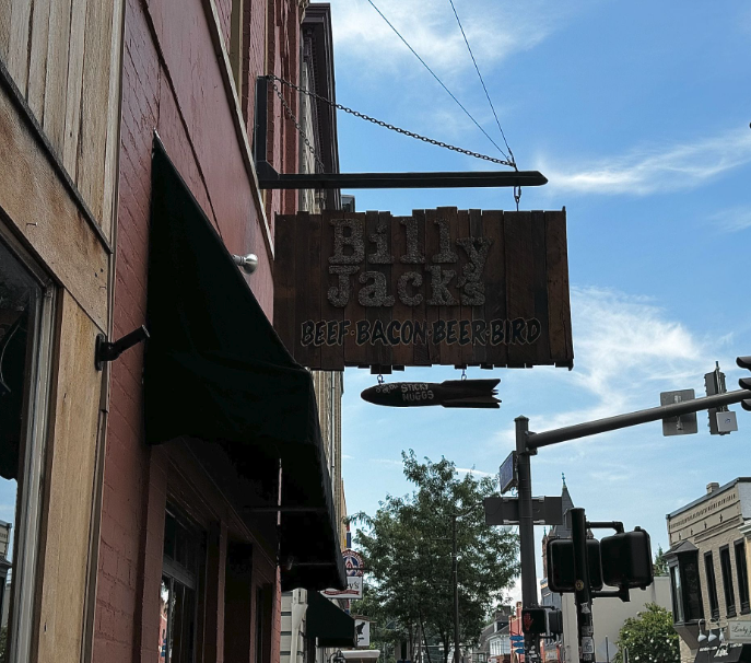 HANGING AT BILLY’S: Billy Jack’s is located on South
Main St. on July 9. 
It opened in 2012 and is
loved by customers. “It's a vibe you can feel, like a good vibe,” Brian Bocock, customer and former MLB player.
